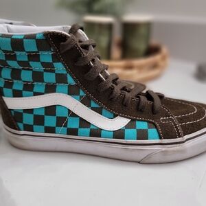 Vans Brown and White Sneakers